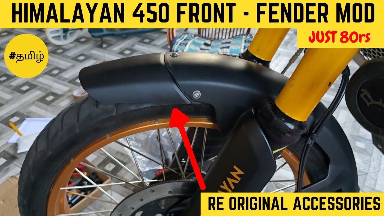 Himalayan 450😍Fender Fix 😆RE Original Parts Just ₹80 Mod🥰 Must have for offroad💪 