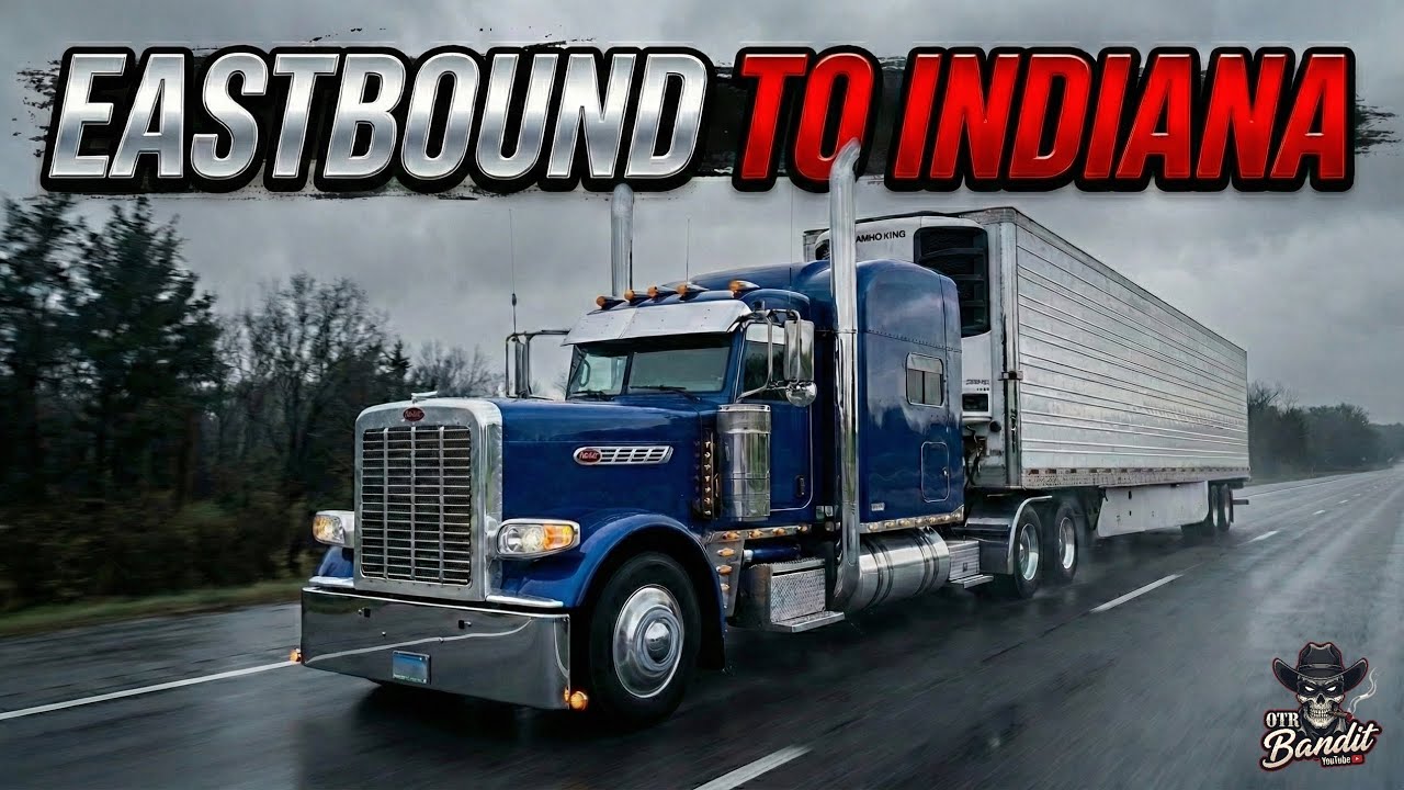 Missouri To Indiana With A Load Of Eggs With Peterbilt 389 Pride And Class Glider 