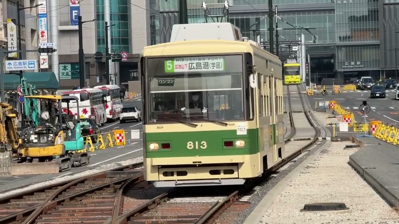 広島電鉄路面電車　2026.02.20 稲荷町