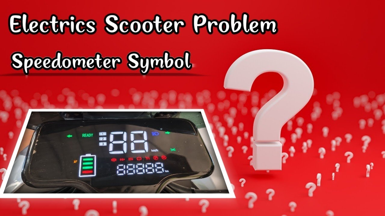 Electric Scooter Speedometer Symbol Explained | M Symbol | EV Scooter Faulty Symbol
