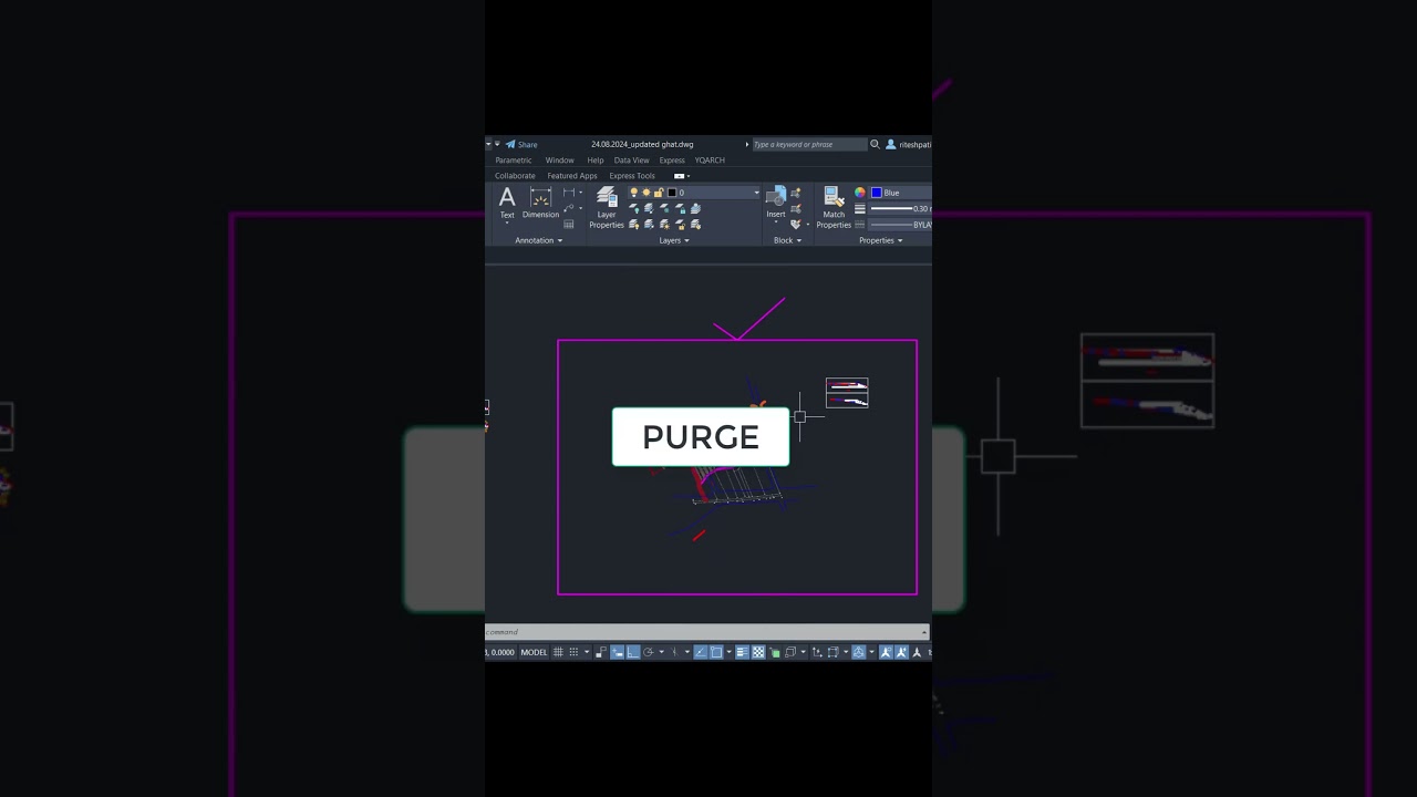 Как удалить ненужные слои из чертежа AutoCAD | Учебное пособие по очистке слоёв AutoCAD