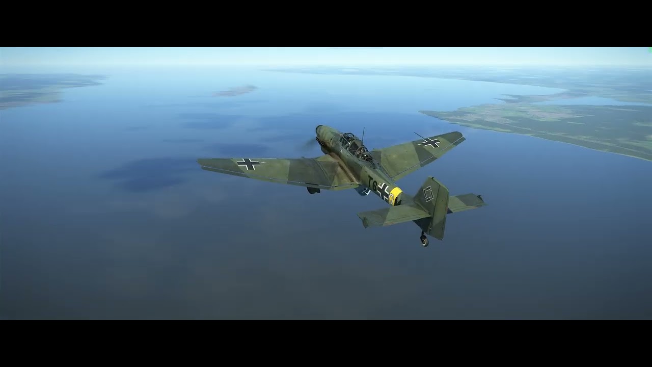 Ship Hunting on the Volga River in a Stuka
