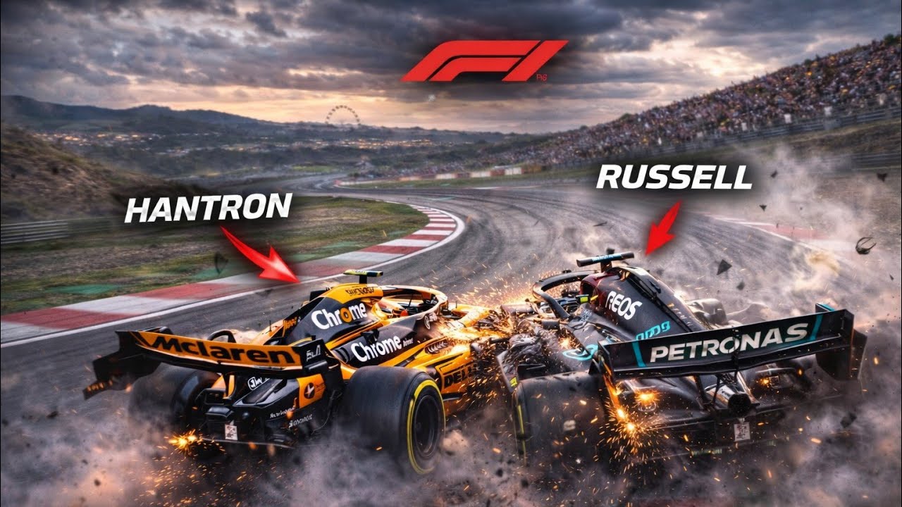 F1 2025 - HEFTIGER Crash mit RUSSELL