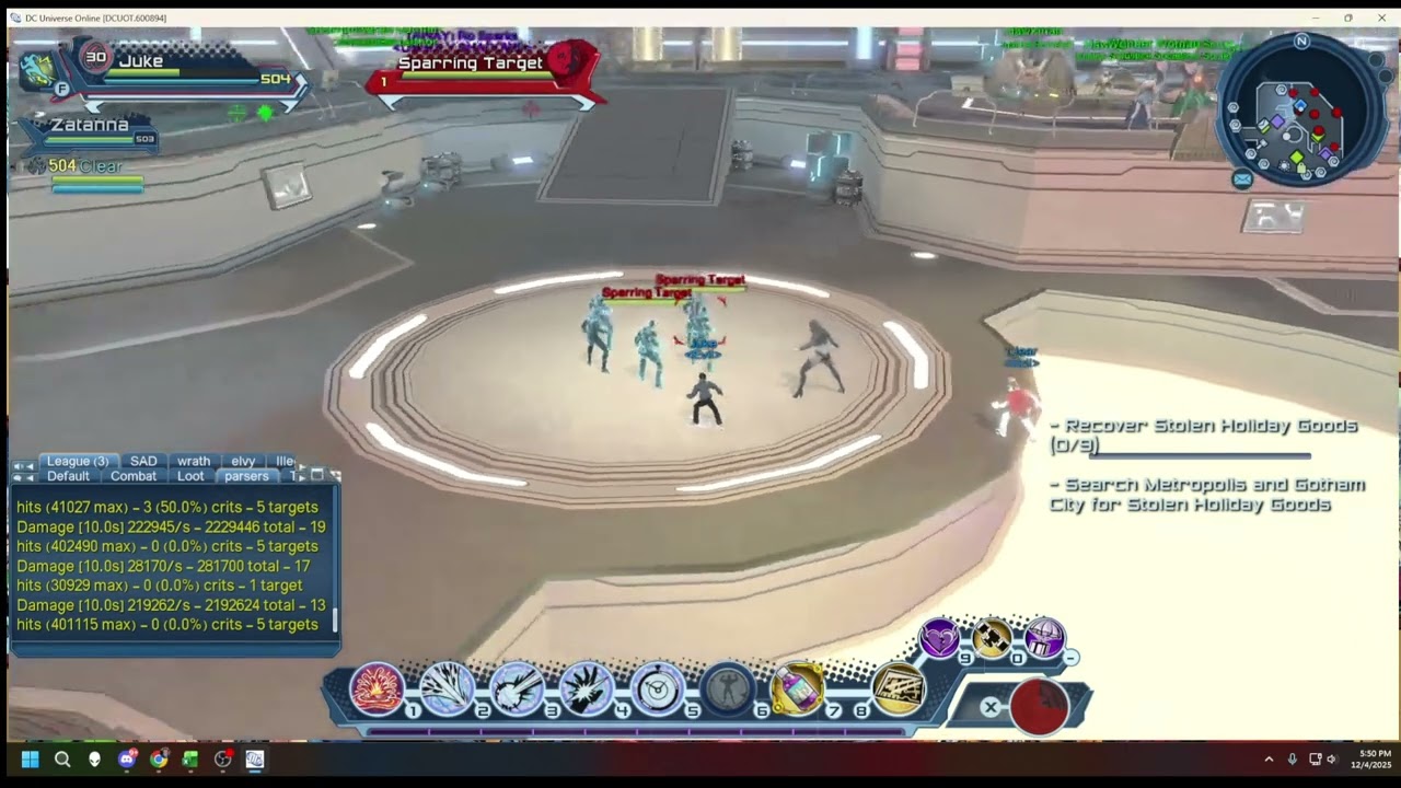 Анализ урона союзников в DC Universe Online