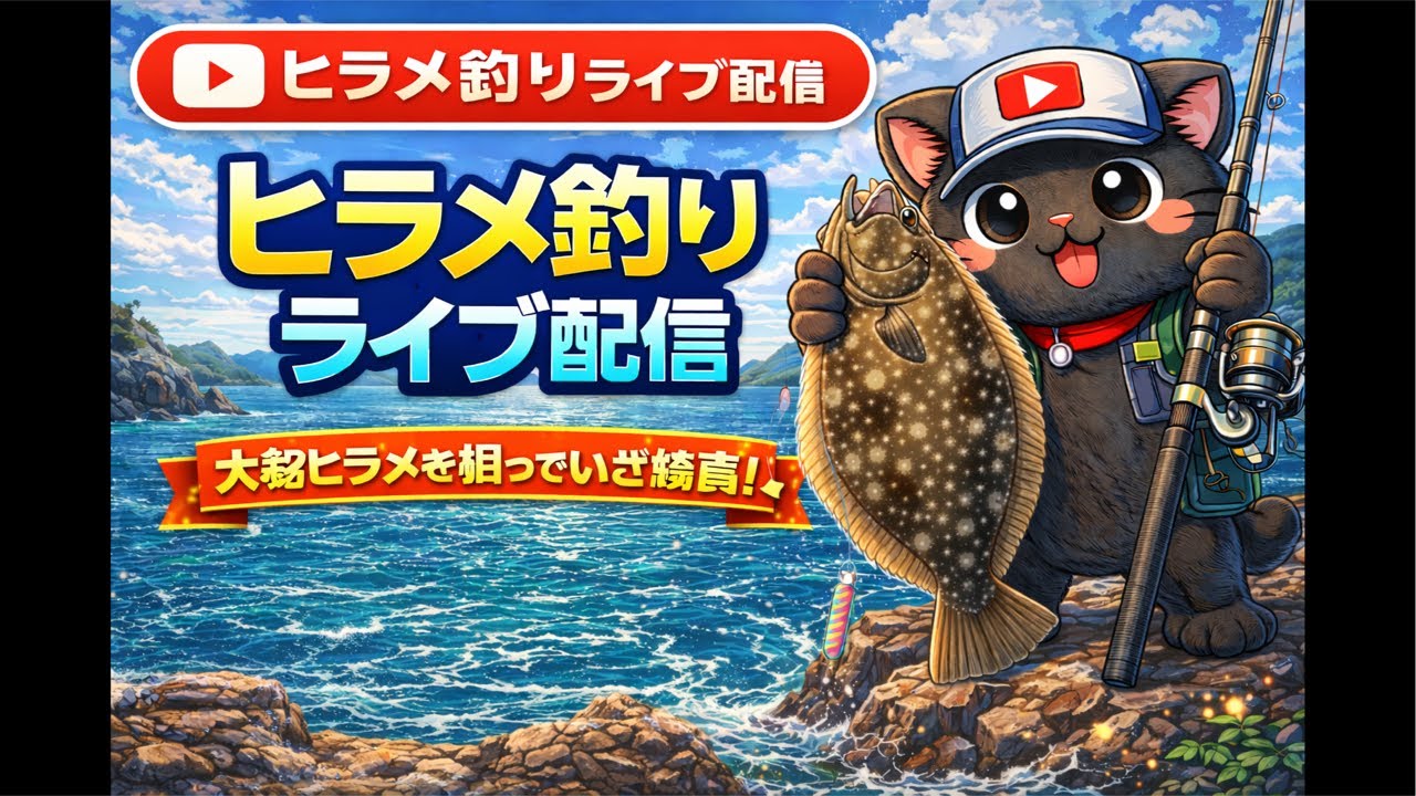 ヒラメが釣れるといいなぁ　#fishing #陸釣り #釣り