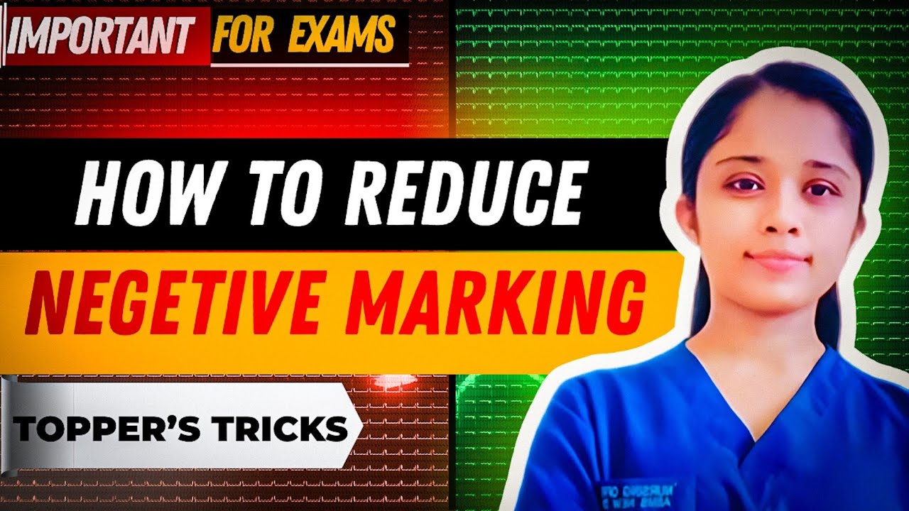 Tricks to REDUCE NEGATIVE MARKS #norcet2025 #nursingexam #nursingexampreparation #negativemarking