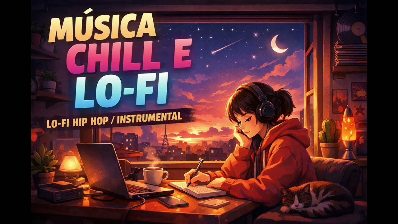 Estudar ouvindo música  Lo-Fi Chill Beats – Música Instrumental para Foco e Concentração