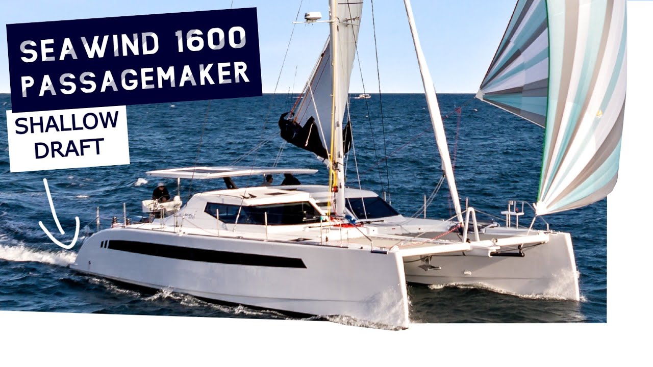 ИСПЫТАНИЕ ПЛАВАНИЯ катамарана Seawind 1600 Passagemaker