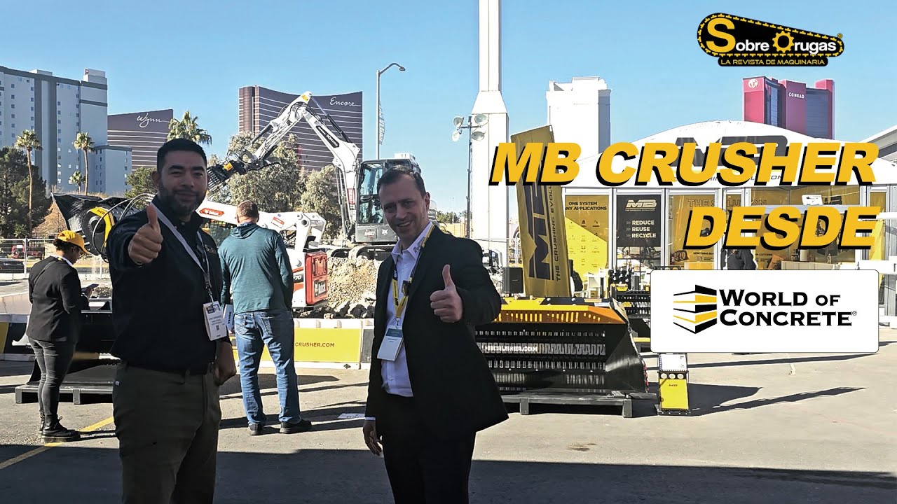 MB Crusher desde la World of Concrete 2025