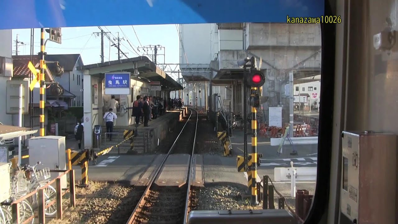 吊り掛け重連爆走！遠鉄30形27F+26F前面展望(警笛あり) 懐かしの地上駅時代