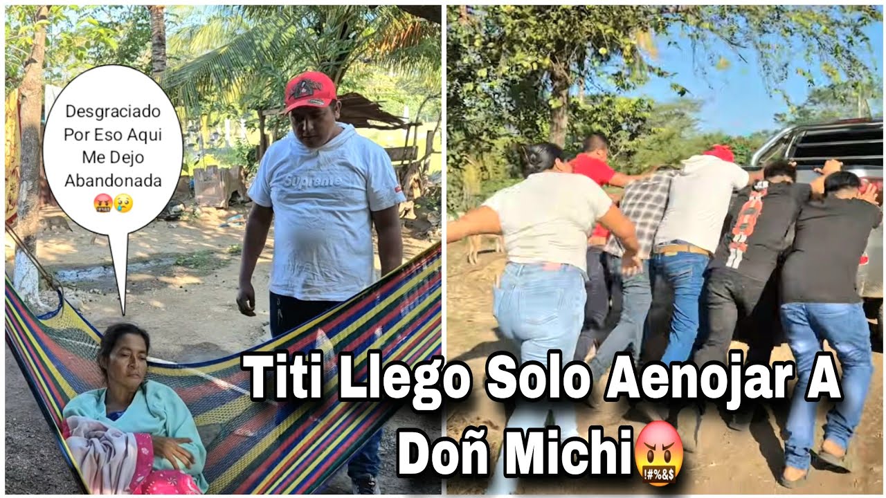 Mi Papá Que Ratos Salio De La Casa Venia Averte|Titi Llego A Enojar A Doña Michi Por Don  Lino🤬
