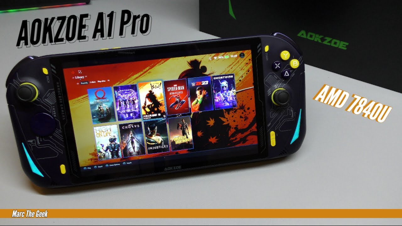AOKZOE A1 Pro: первая в мире игровая портативная консоль с процессором 7840U