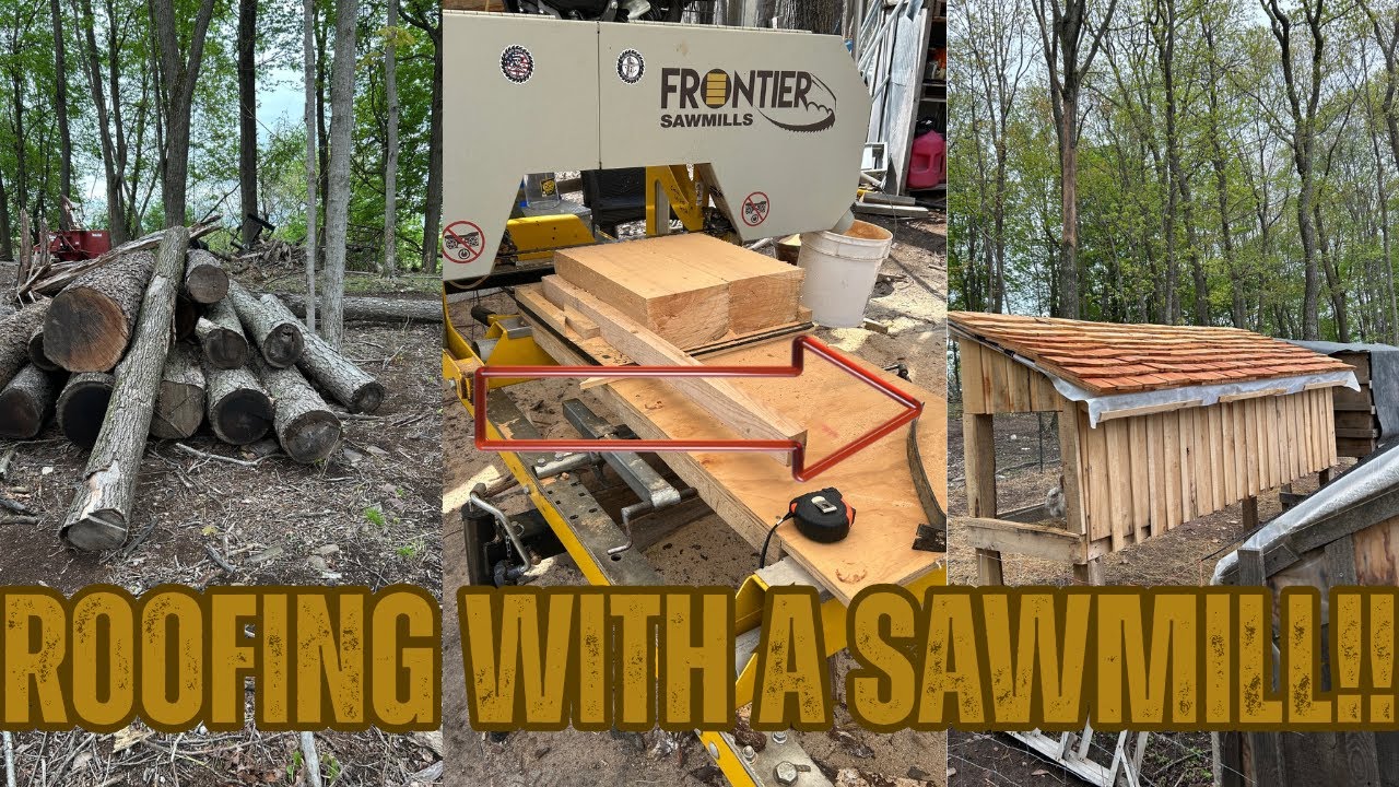 From Log to Roof—Watch This Black Cherry Transform! (Frontier OS31 Sawmill in Action)