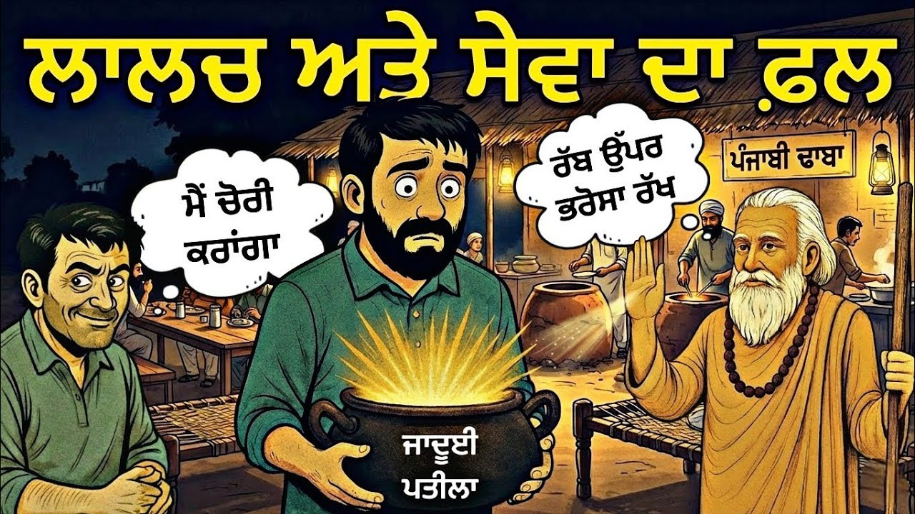 ਲਾਲਚ ਅਤੇ ਸੇਵਾ ਦਾ ਫਲ || Alfaaz Punjabi || Punjabi Motivational story 
