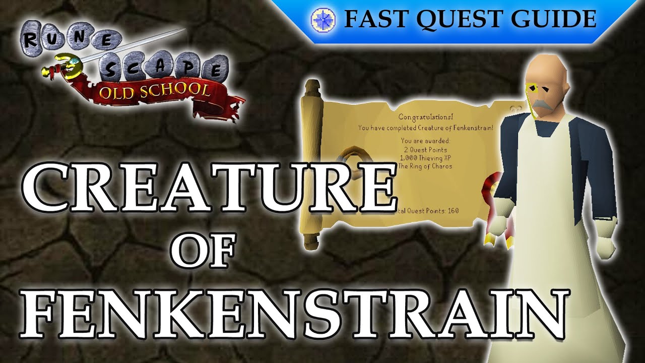 Creature Of Fenkenstrain Quest | OSRS Quality Quick Guide [2024]