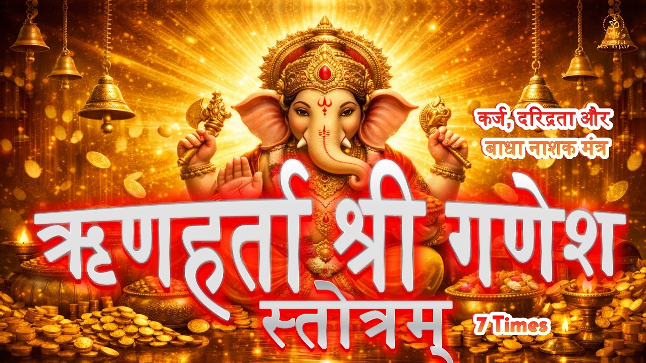 ऋणहर्ता श्री गणेश स्तोत्रम् | ऋणहर्ता गणपति मंत्र | Powerful Ganesh Rin Harta Stotram for Success