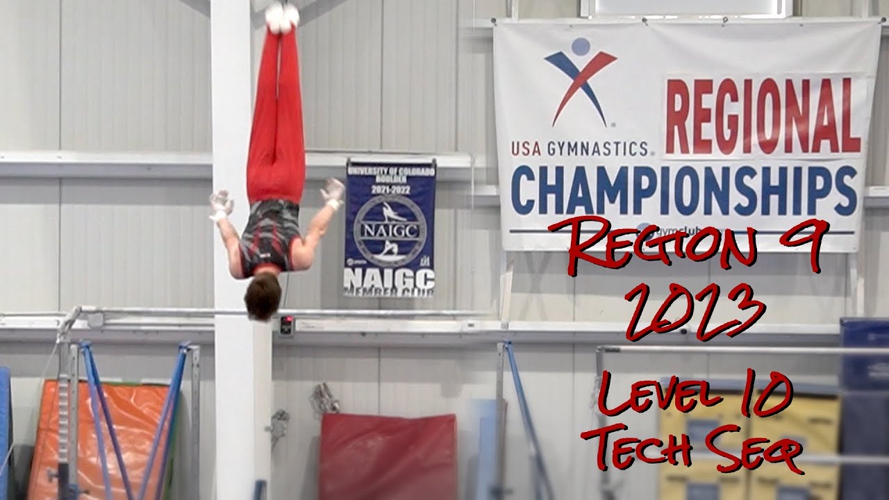Region 9 Championships 2023  -  Level 10 Technical Sequences  -  Ethan Cox