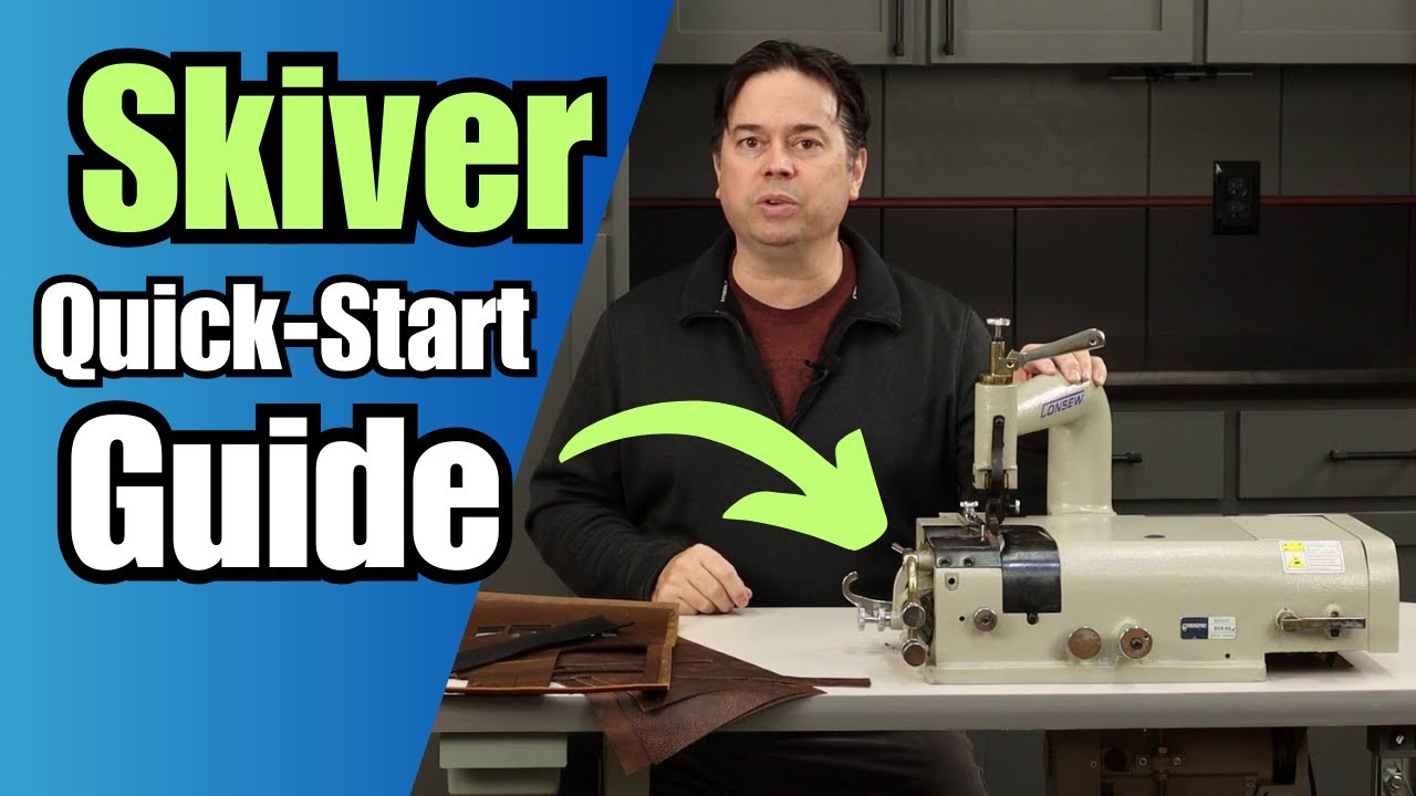 Quick Start Guide! Consew DCS S4 Skiver