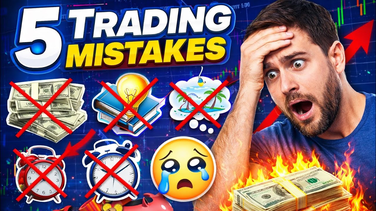 5 Beginner Trading Mistakes You Must Avoid | Save Your Money