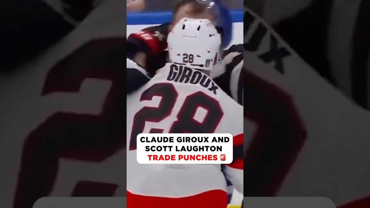 Claude Giroux and Scott Laughton TRADE PUNCHES 🚨