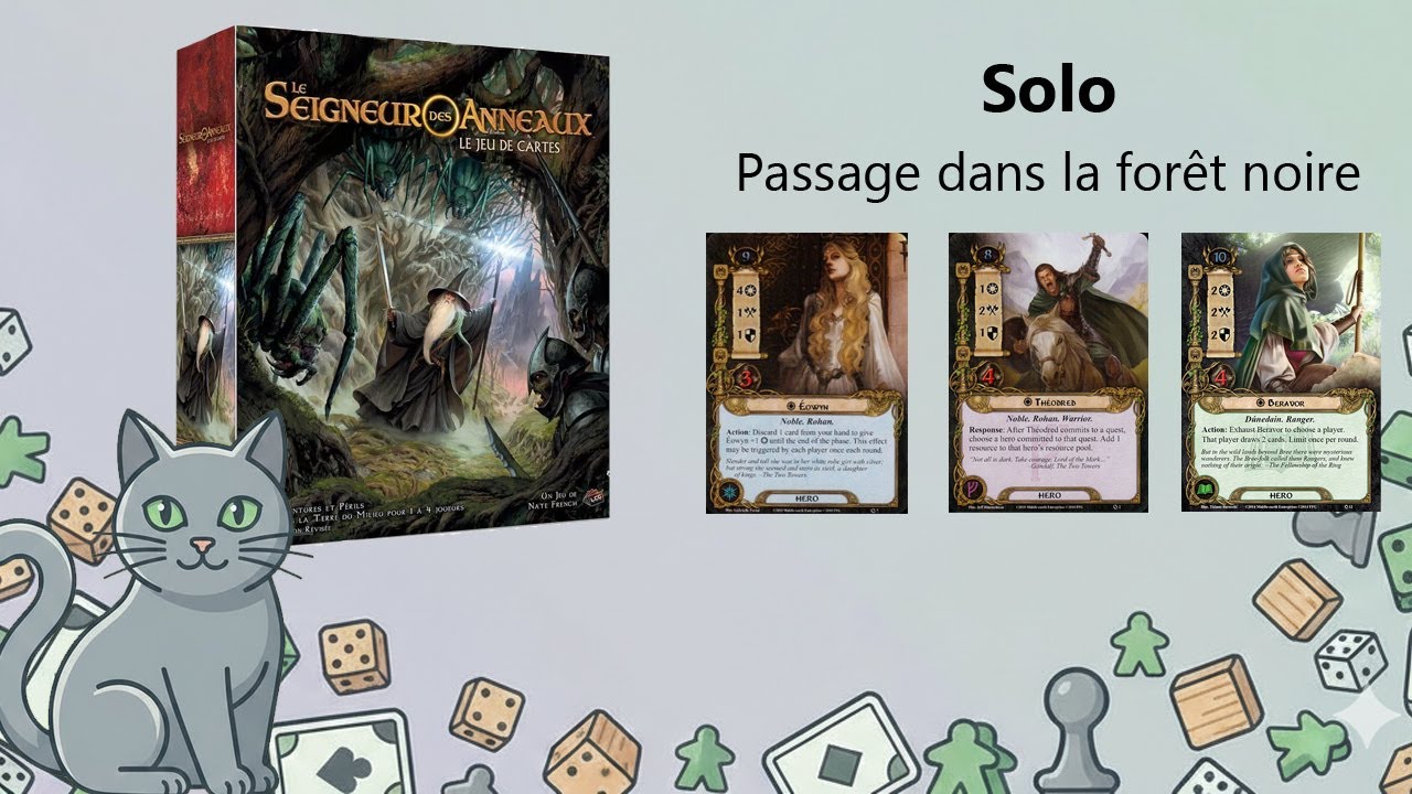 Seigneur des anneaux Jce Solo - Passage dans la forêt noire