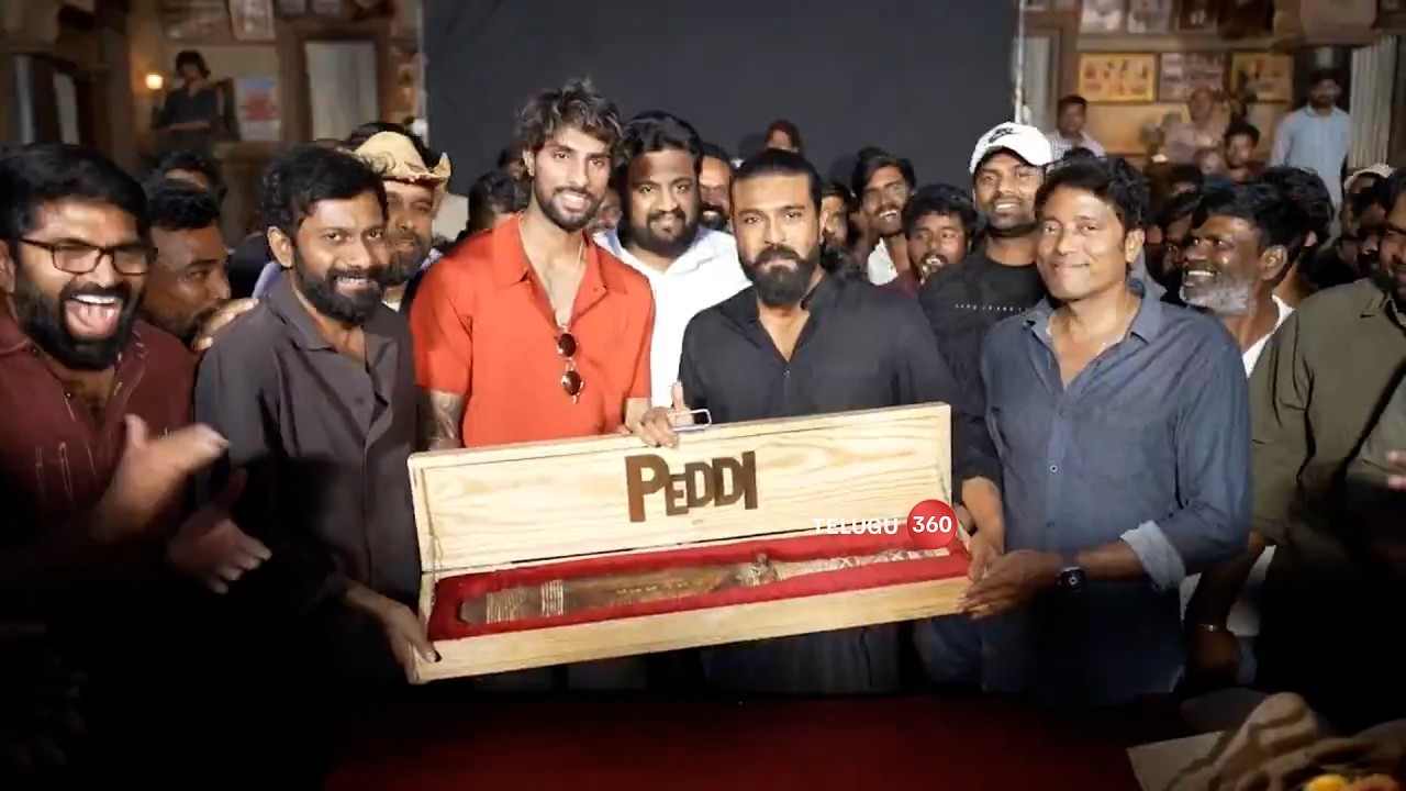 Tilak Varma on The Sets of PEDDI | Ram Charan | Buchi Babu Sana | Janhvi Kapoor | AR Rahman