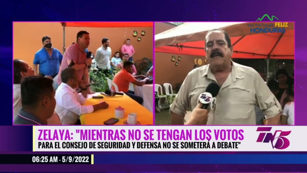 Carlos Zelaya: Pr&oacute;xima semana podr&iacute;a debatirse Ley de Defensa y Seguridad