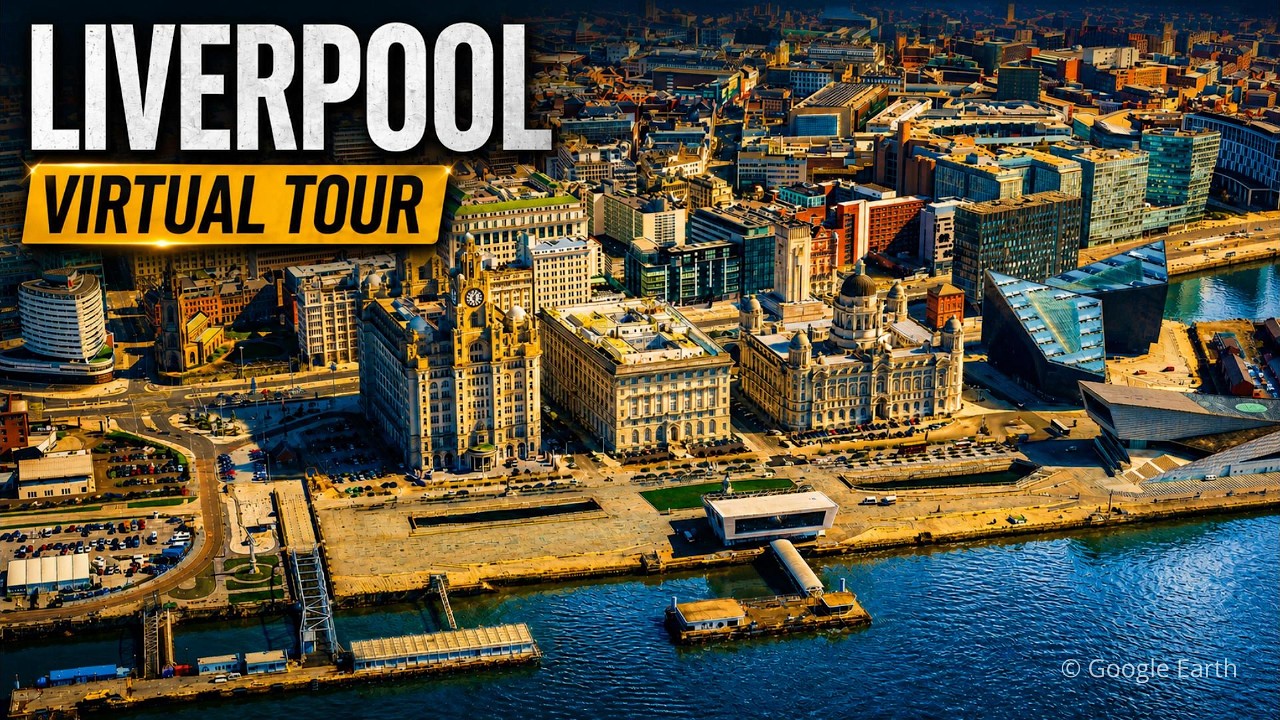 Liverpool, United Kingdom | Cinematic Virtual Tour from Above