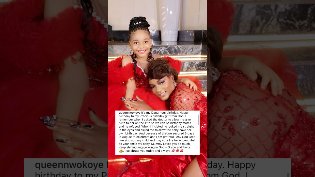 Queen Nwokoye REFUSE To Show Her Daughters Dad On Her 7 Birthday ‼️ 👀