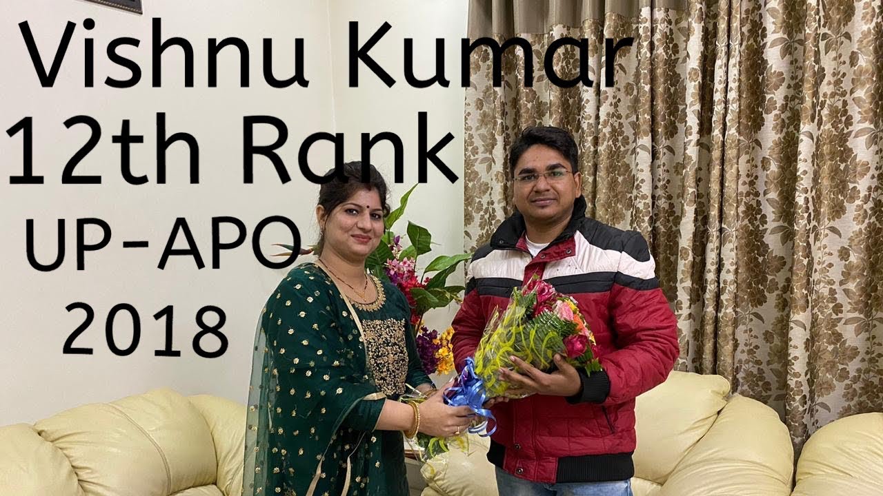 Exclusive# Interview with Vishnu Kumar (12th Rank in 