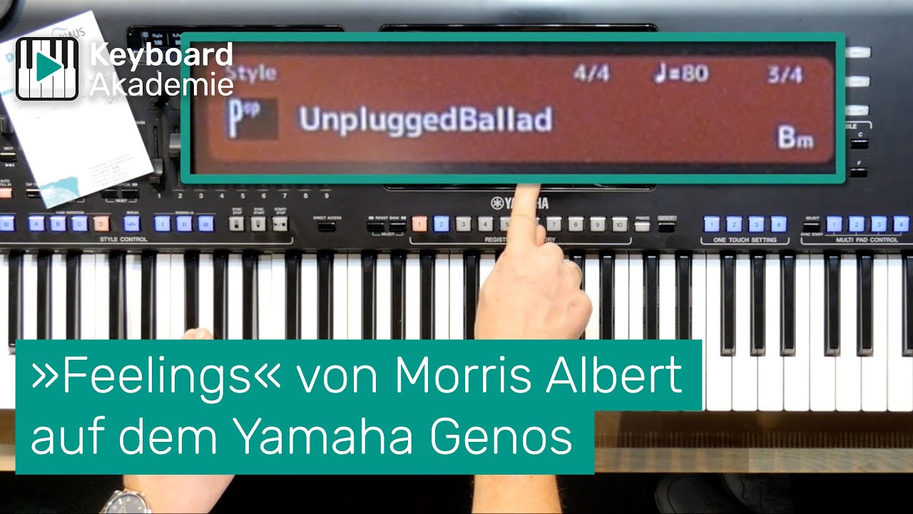 »Feelings« von Morris Albert auf dem Yamaha Genos | Power-Tipp