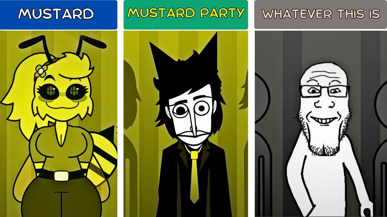 Colorbox Mustard VS Incredibox Mustard Party VS Colorbox Whatever This Is