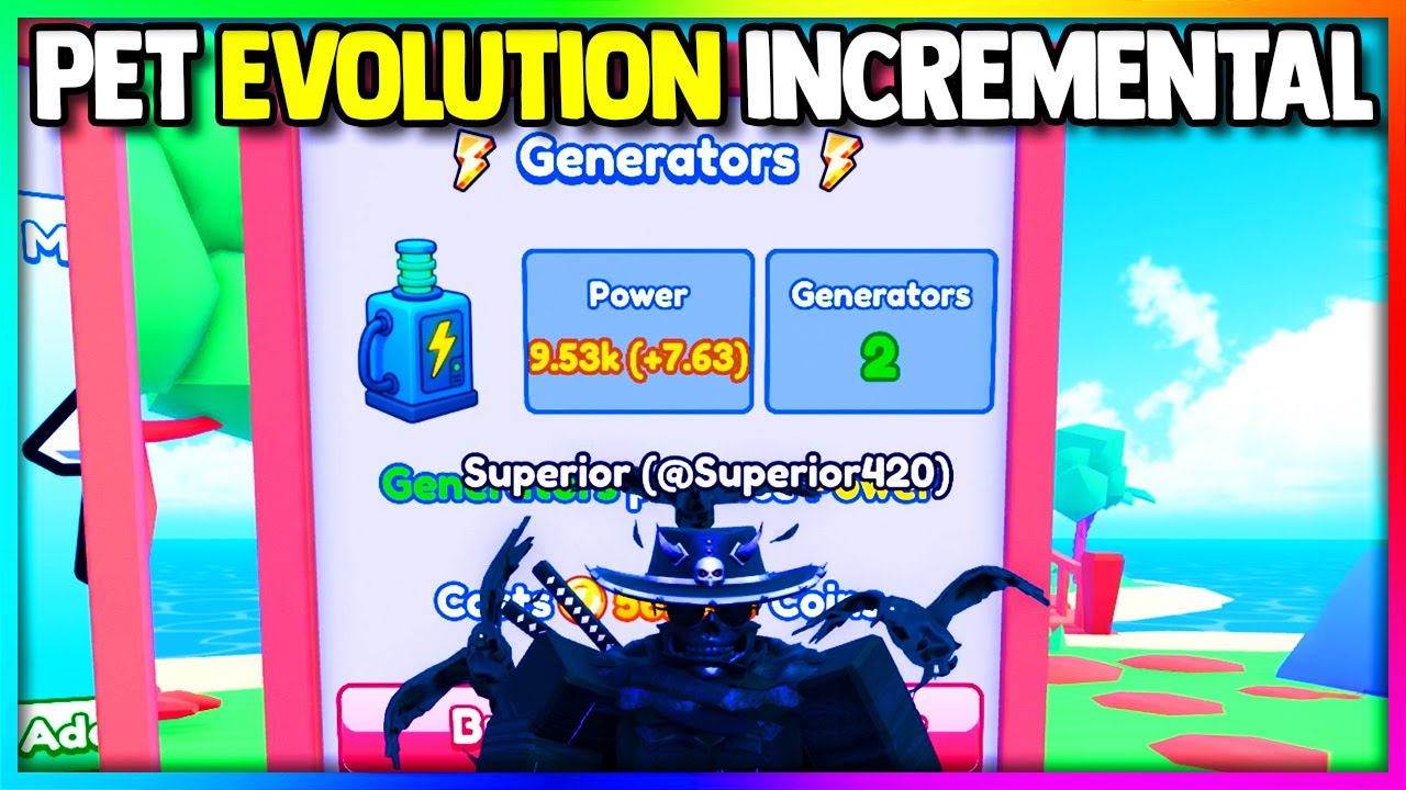 Я стал ПРО в Roblox Pet Evolution Incremental...
