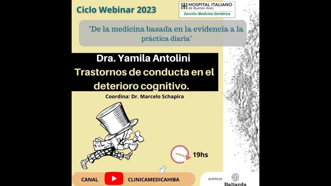 Trastornos de conducta en el deterioro cognitivo. ¿Cómo elijo el mejor tratamiento? Dra. Antolini