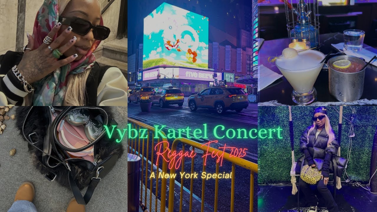 Reggae Fest 2025 🇯🇲 - Vybz Kartel Concert + NYC Vibes 🗽