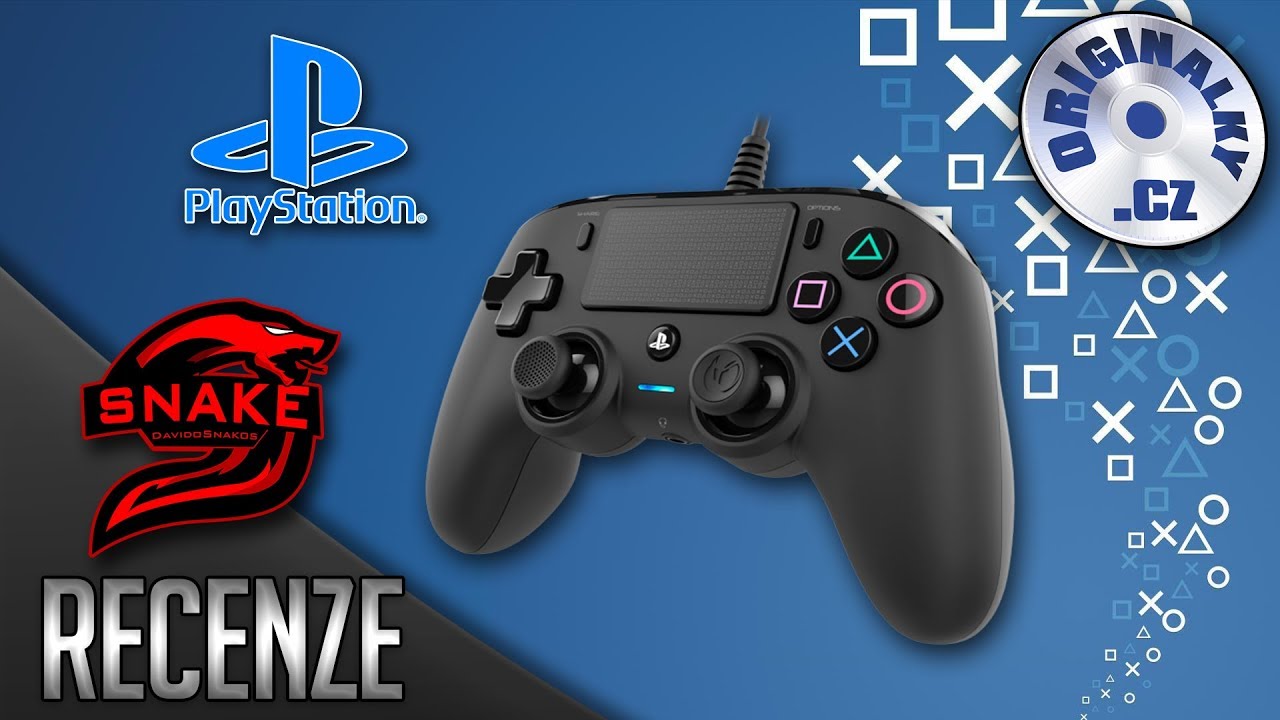 Nacon Wired Compact Controller | gamepad PS4 | Video Recenze | TEST | ORIGINALKY.CZ