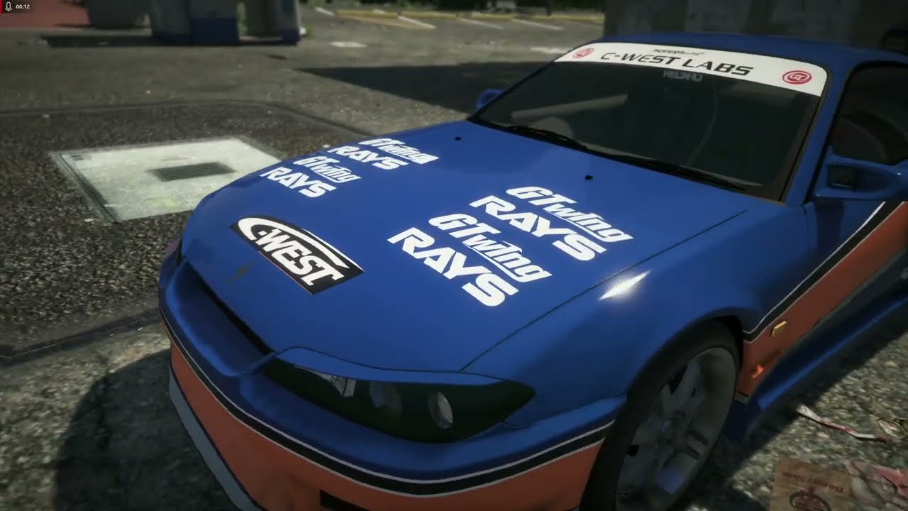 GTA V Natural Vision remastered Tokyo Drift Nissan S15 Silvia Monalisa