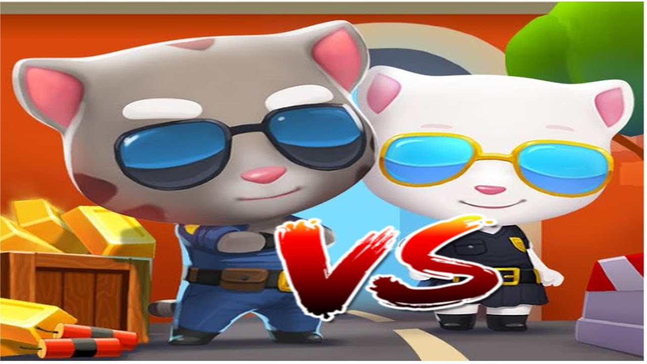 New Officer Tom vs Agent Angela Gold run Gameplay VERSUS
