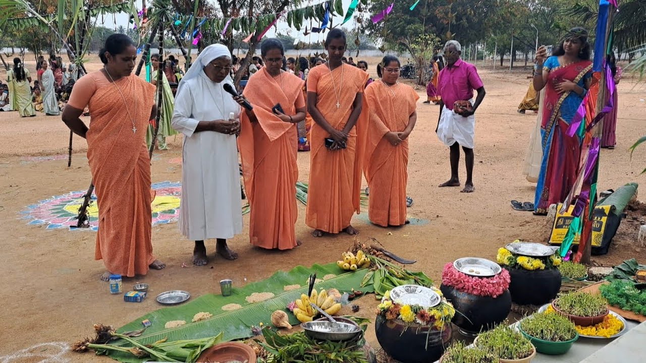 வெப்படை -பான் செக்கர்ஸ் மகளிர் கல்லூரியில் பொங்கல் விழா |pongal vizha @NammaPallipalayam 