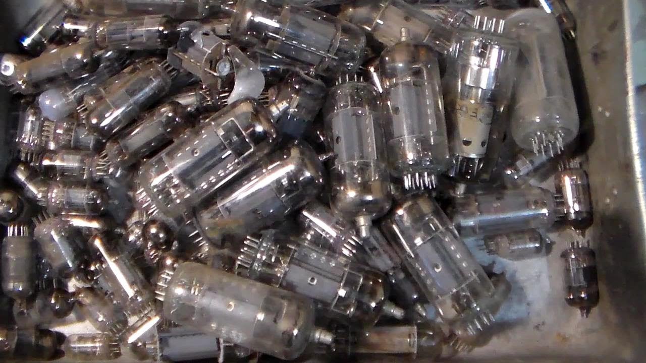 Смывка позолоты из радиоламп