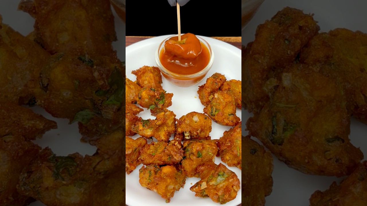 Viral Bread Pakoda 😋 ASMR Cooking #shorts #breadrecipe #pakoda #asmr #snacks #cooking #food #bread