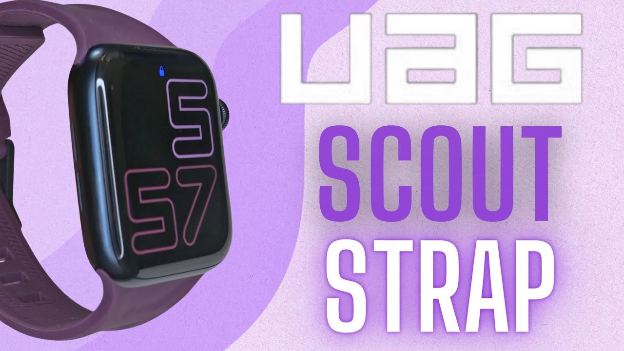 Very Comfortable Silicone Apple Watch Band | UAG Scout