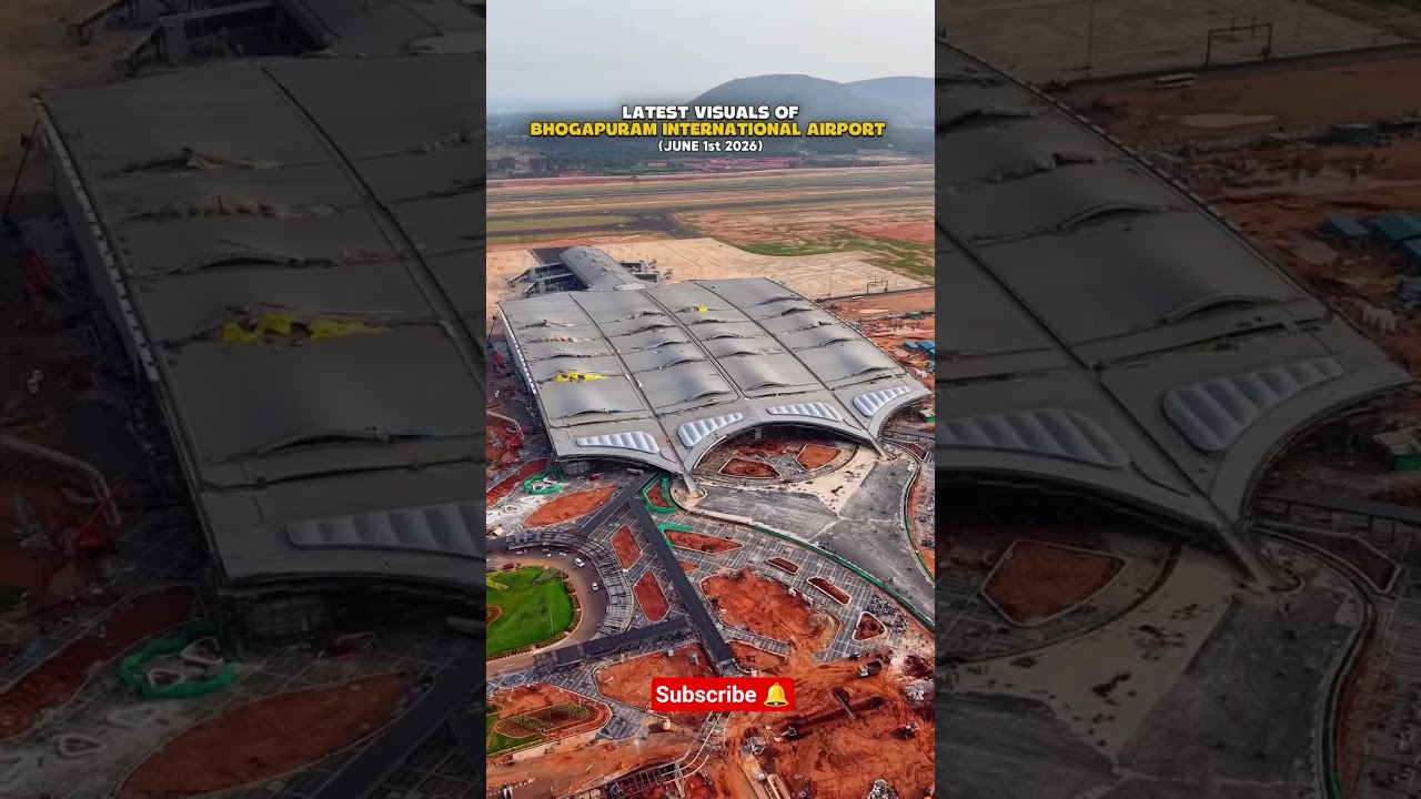 Latest visuals of Bhogapuram International Airport (Vizianagaram district, AP) #bhogapuramairport