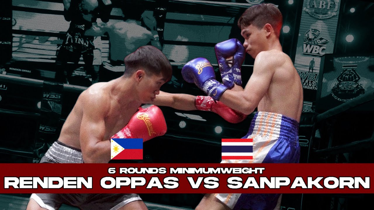 🇵🇭Renden Oppas vs 🇹🇭Wachirawit Sanpakorn - 6 Rounds Minimumweight