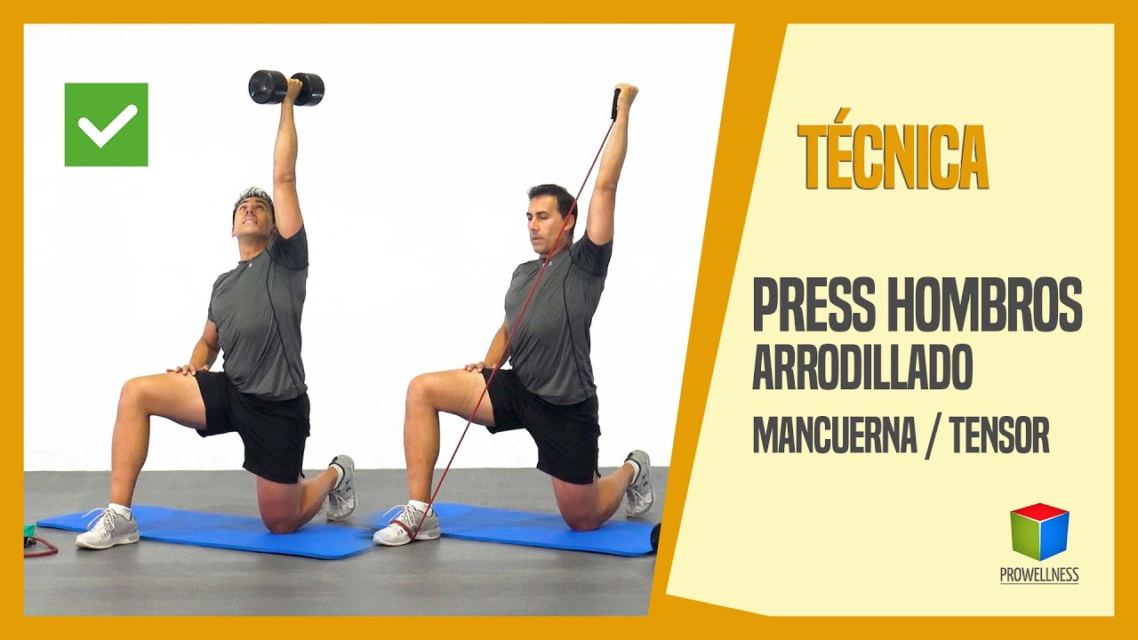 PRESS HOMBROS arrodillado (Tutorial)