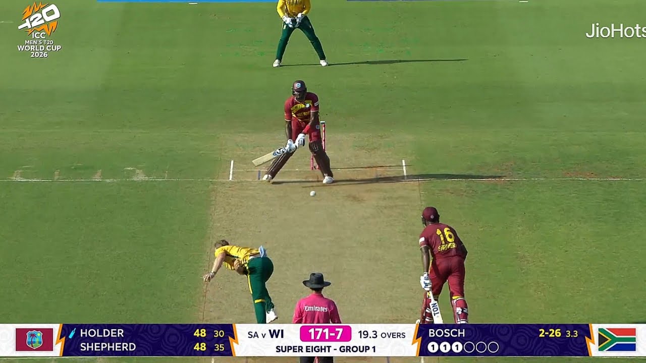 South Africa vs West Indies T20 World Cup 2026 Highlights | Full Match Highlights