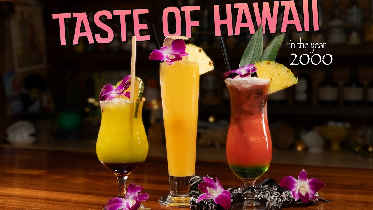 A Hawaiian Cocktail Sampler from the Year 2000