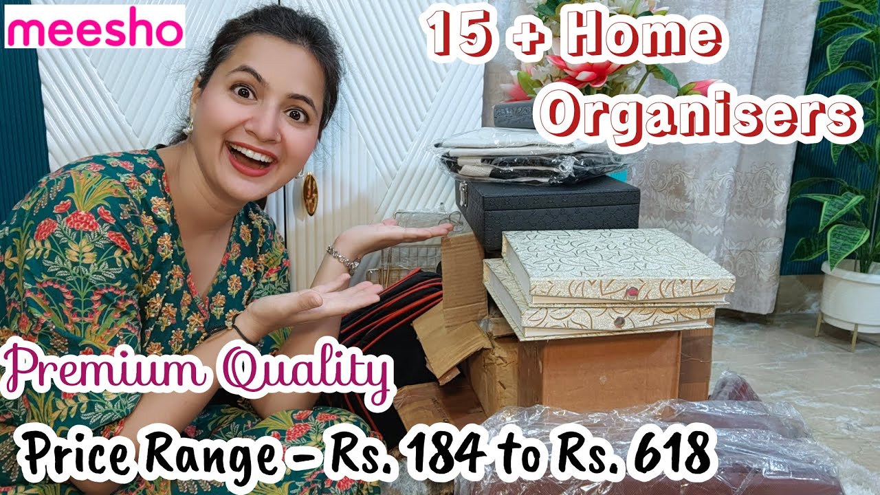 *15+ Items* Meesho Home Organisers Items | Home Decor, Home Essentials | Neema's Talk
