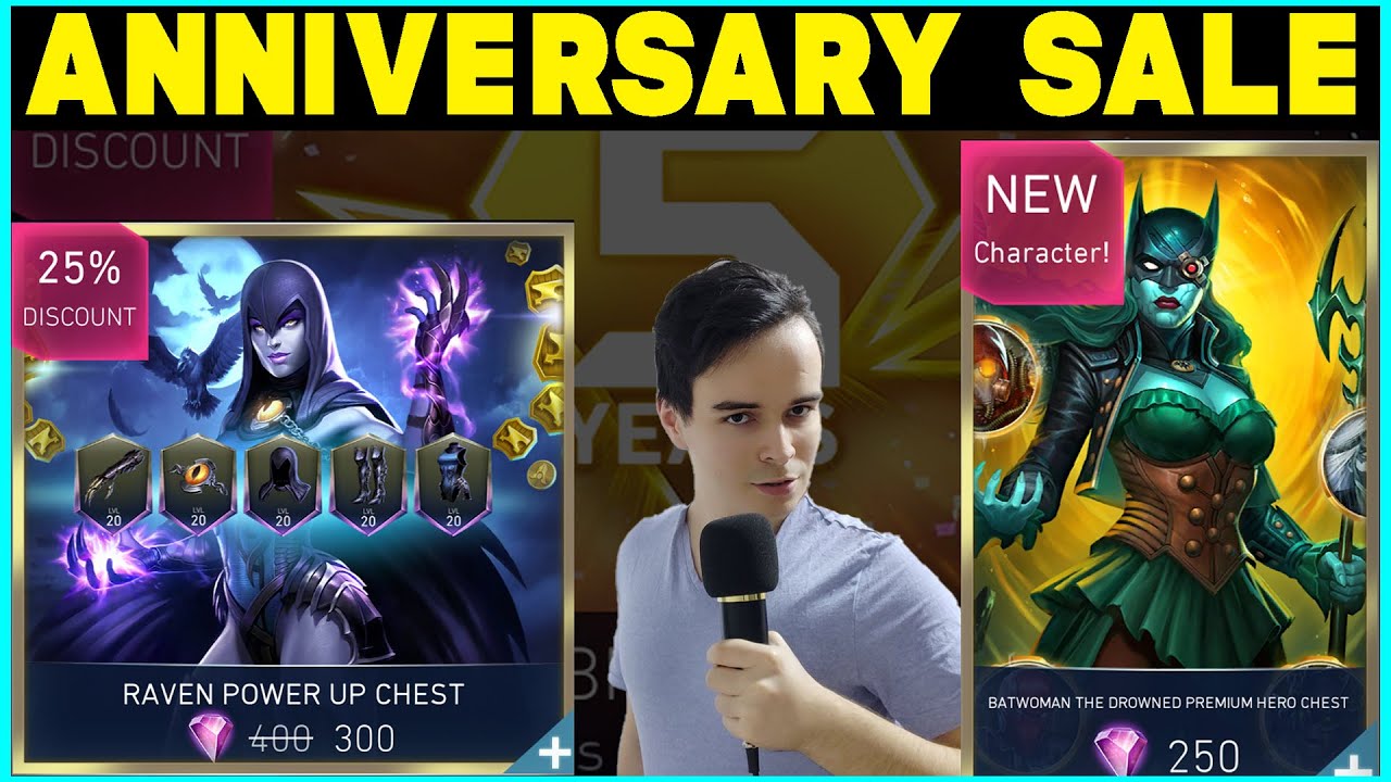 Raven Gear Chest On Sale! New Drowned Batwoman Chest! Injustice 2 Mobile Anniversary
