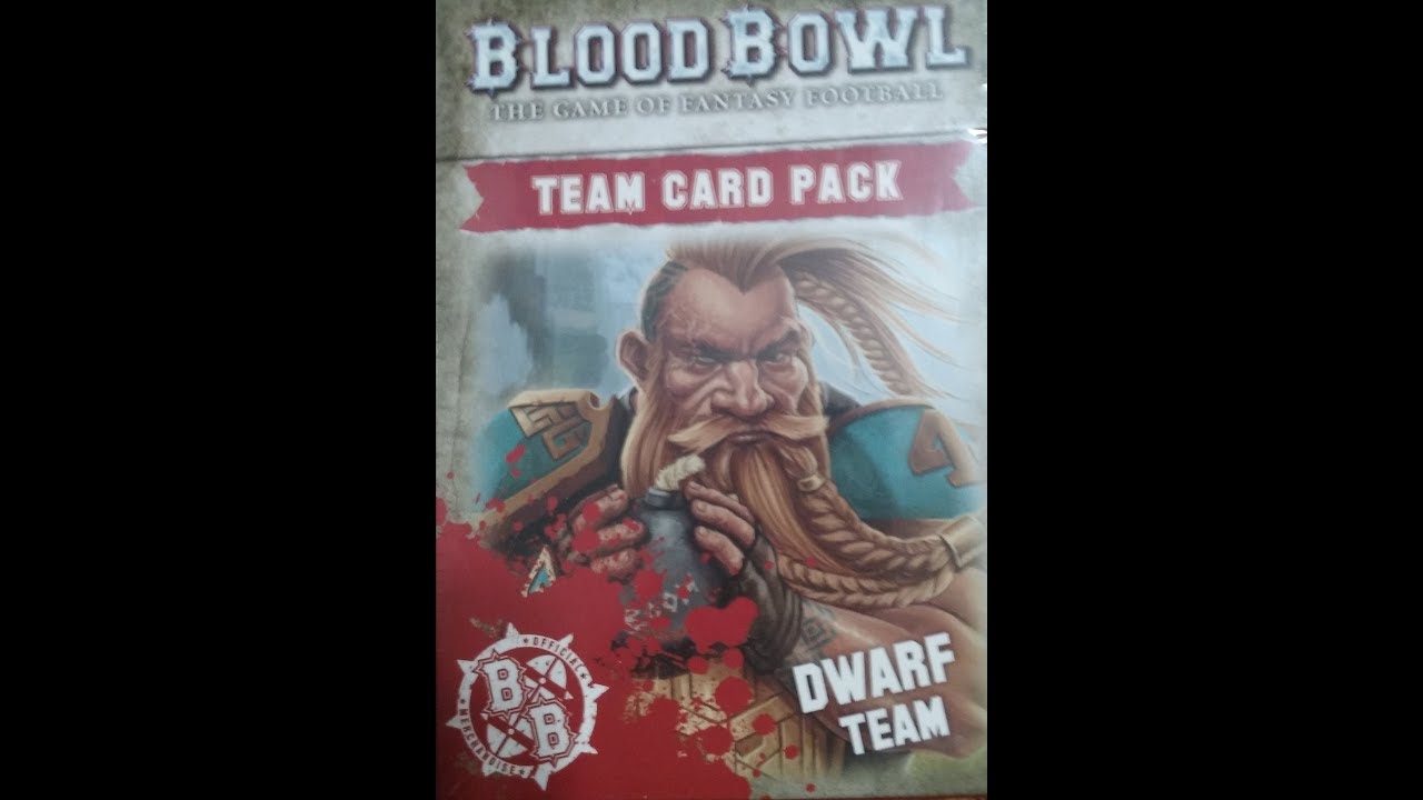 What's Inside -- Blood Bowl Team Card Pack Dwarf Team (2018, Games Workshop)
